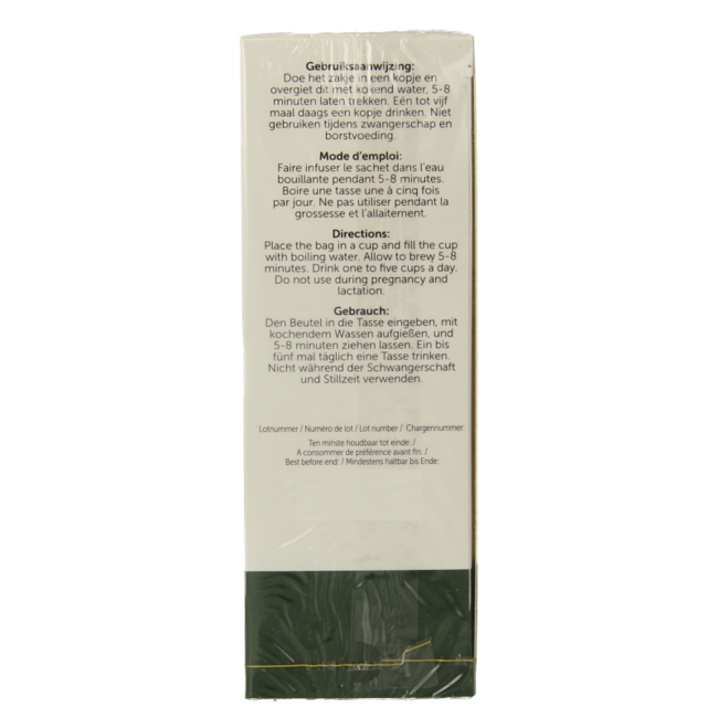 Jacob Hooy Hemp Ginger Lemongrass 12 Pieces