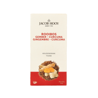 Jacob Hooy Jacob Hooy Rooibos jengibre cúrcuma té 20 bolsitas