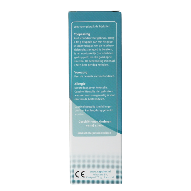 Capsinol Nasal Oil 20 Millilitres