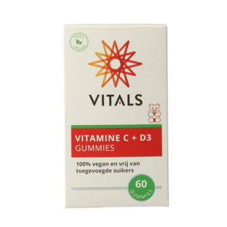 Vitals Vitamine C + D3 60 Gummies
