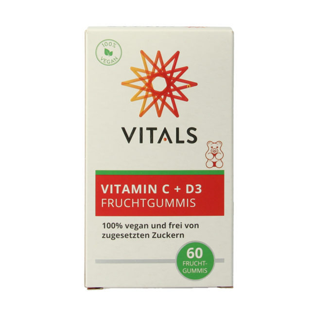 Vitamin C + D3 60 Gummies