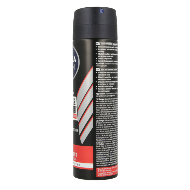 Nivea Men deodorant spray black & white max protection  150 Milliliter