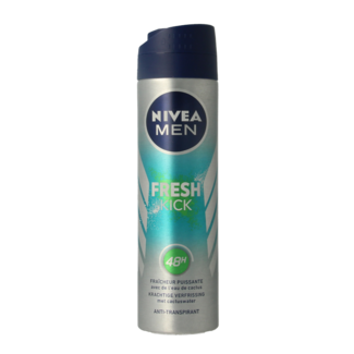 Nivea Nivea Men Fresh Kick Deodorant Spray 150 Millilitre