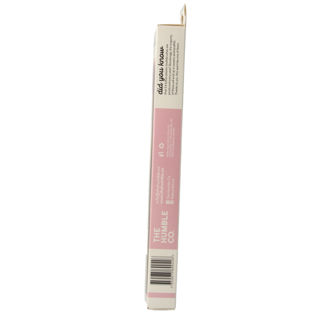 Bamboo toothbrush medium purple 1 piece