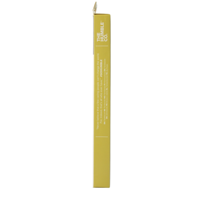 The Humble Co Bamboo Toothbrush Medium Yellow 1 Unit