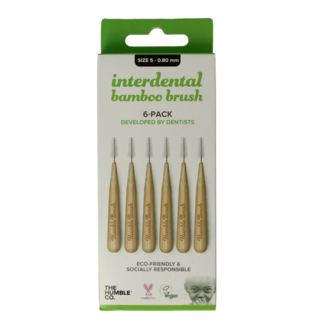 The Humble Co The Humble Co Cepillo interdental 0,80 mm verde 6 unidades