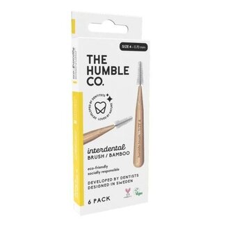 The Humble Co The Humble Co Interdental borstel 0.70 mm geel 6 Stuks
