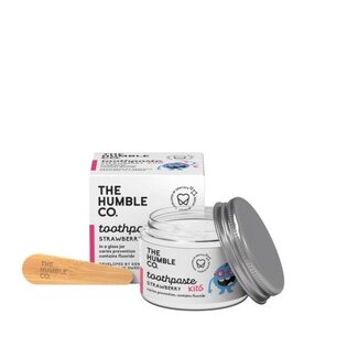 The Humble Co The Humble Co Toothpaste pot kids strawberry 50 Millilitres
