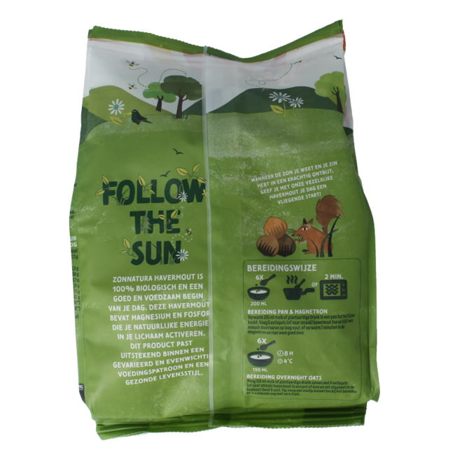 Organic whole grain oatmeal 300 Gram