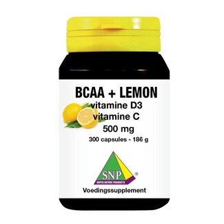 SNP BCAA lemon vitamine D3 vitamine C 500mg 300 Capsules