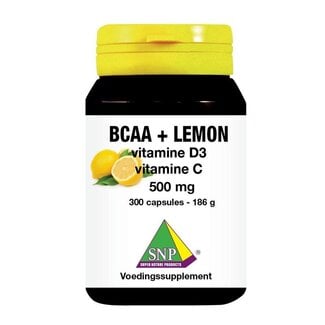 SNP BCAA limone vitamina D3 vitamina C 500mg 300 Capsule