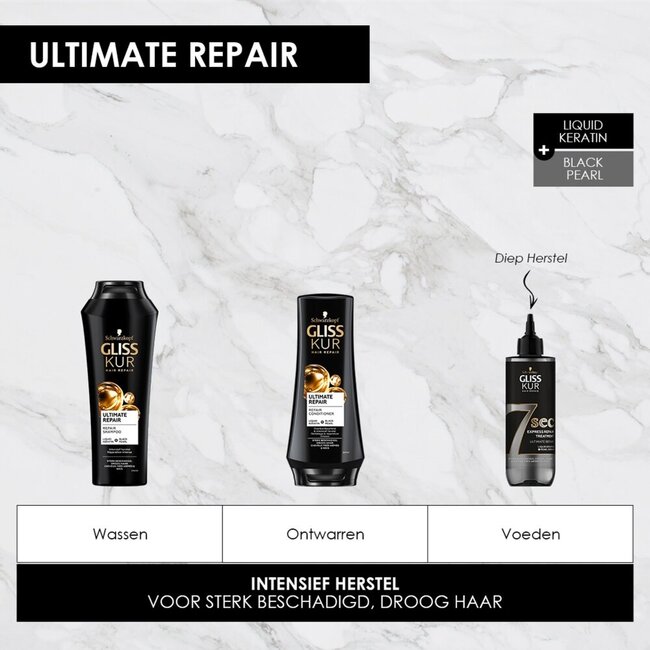 Gliss Kur Spray ultimate repair 200 Millilitres