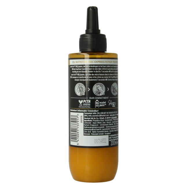 Gliss Kur 7 Seconds Express-Repair-Kur Oil Nutritive 200 Milliliter