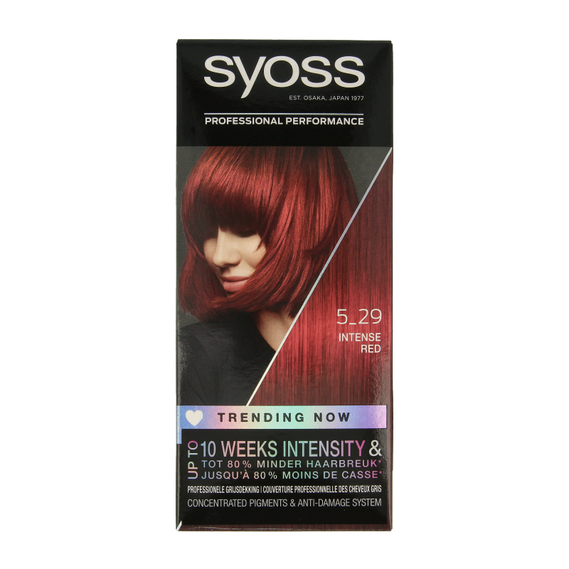 Syoss Color baseline 5-29 rojo intenso tinte para el cabello 1 set