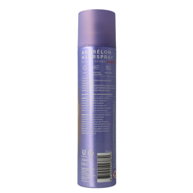 Andrelon Laca para el cabello brillo 250 mililitros