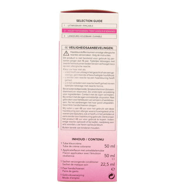 Tinte de pelo Poly Palette 365 Chocolate Puro 1 set