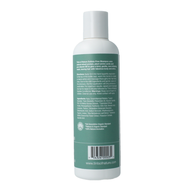 Shampoo sulfate free 250 Millilitres