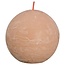 Bolsius Rustiek Kugelkerze Shine 76 Misty Pink 1 Stück