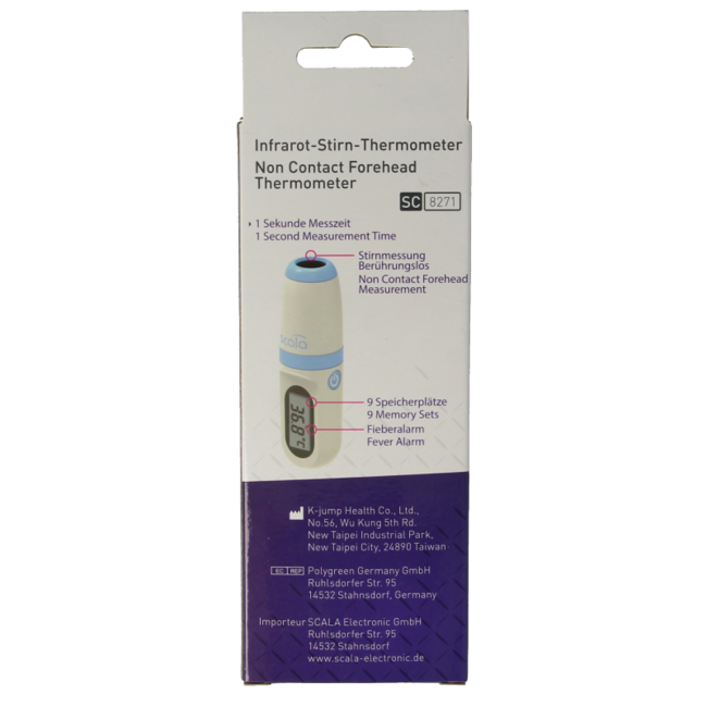 Thermomètre frontal Scala SC8721 1 unité
