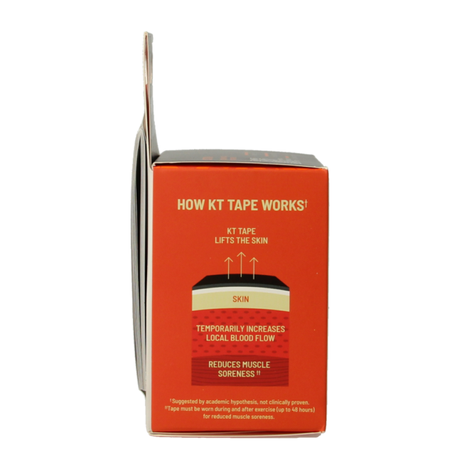 KT Tape Original prédécoupé 5 mètres beige 20 pièces