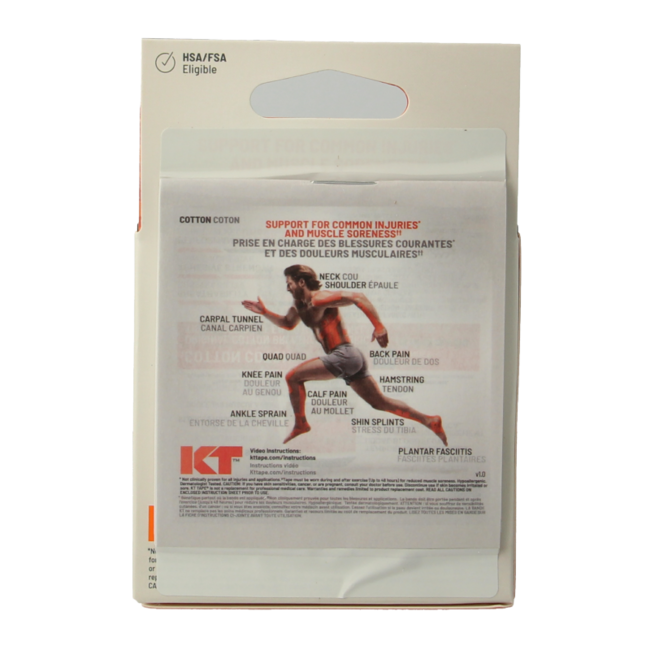 KT Tape Original Pre-cut 5 Metre Beige 20 Strips