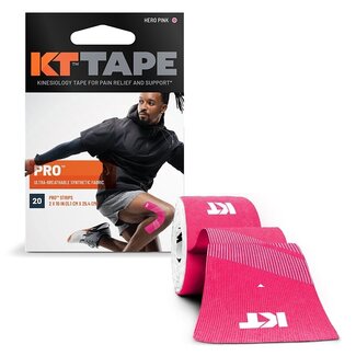 KT Tape Taśma KT Tape Pro pre-cut 5 metrów różowa 20 sztuk