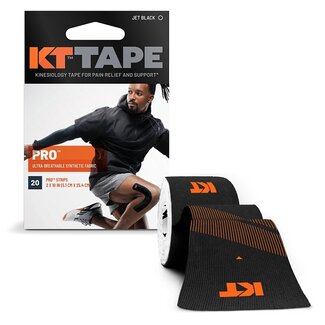 KT Tape Pro precut 5 meter zwart  20 Stuks
