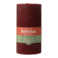 Bolsius Rustik-Stumpenkerze shine 130/68 velvet red 1 Stück