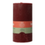 Bolsius Rustik-Stumpenkerze shine 130/68 velvet red 1 Stück