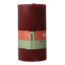 Bolsius Rustik-Stumpenkerze shine 130/68 velvet red 1 Stück