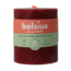 Bolsius Rustik-Stumpenkerze shine 80/68 Velvet Red 1 Stück