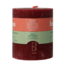 Bolsius Rustik-Stumpenkerze shine 80/68 Velvet Red 1 Stück