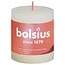 Vela rústica Bolsius Shine 80/68 Soft Pearl 1 unidad