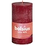 Bolsius Rustic Pillar Candle Shine 100/50 Velvet Red 1 Piece