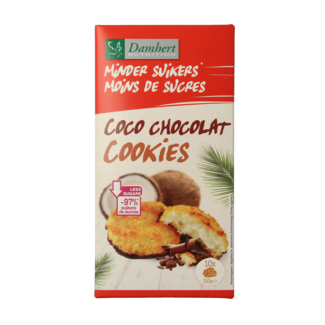 Damhert Damhert Biscuit à la noix de coco chocolat low carb 110 g