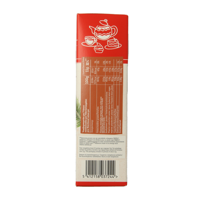 Ciastko kokosowe Damhert w czekoladzie, niskowęglowodanowe, 110 gramów