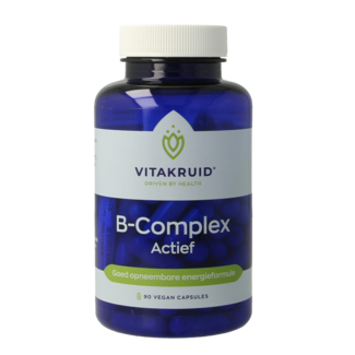 Vitakruid B-Complex Actief con L-Taurina 90 cápsulas vegetarianas