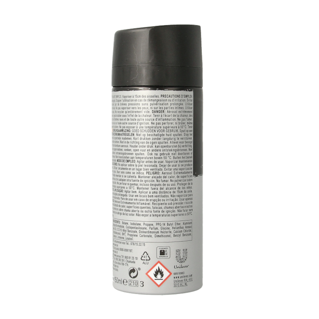 AXE Antitranspirante dark temptation 150 mililitros