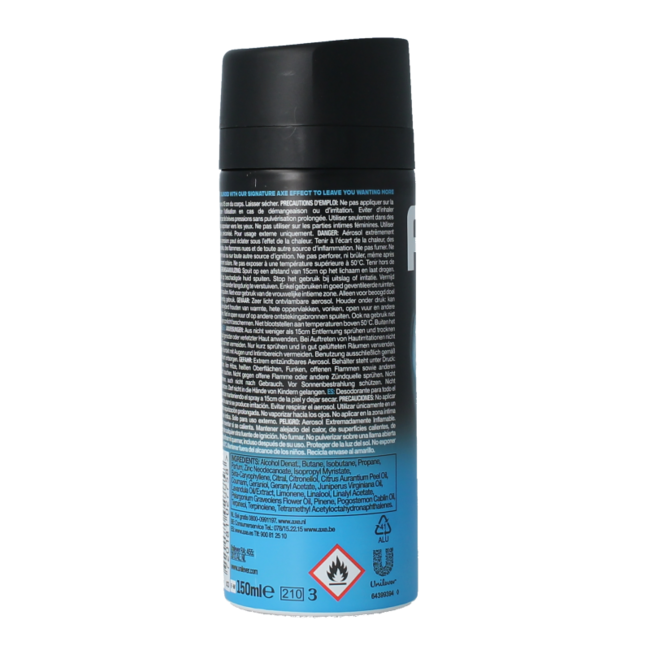 AXE Desodorante bodyspray ice chill 150 mililitros