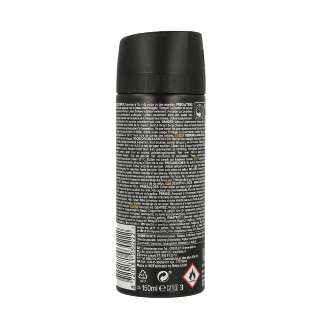 AXE Desodorante bodyspray gold temptation 150 mililitros