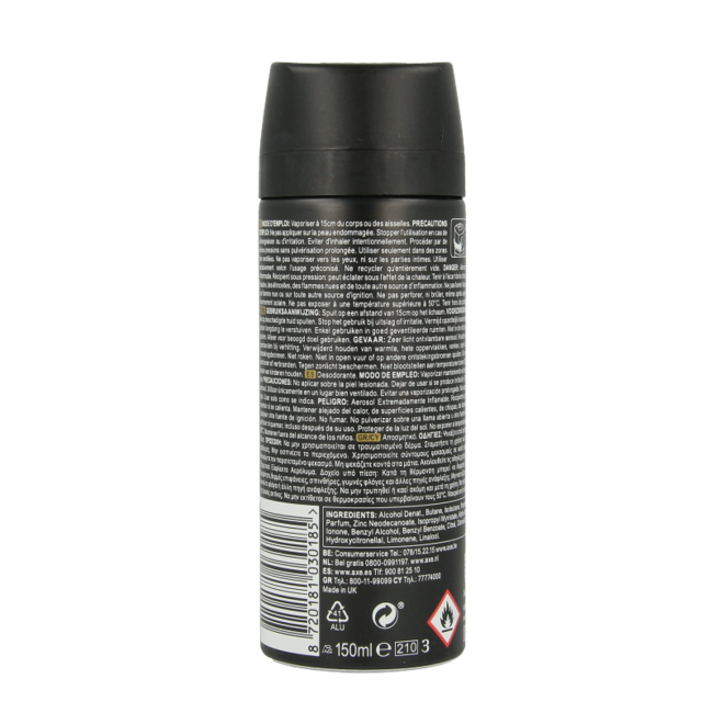 AXE Deodorant bodyspray gold 150 Milliliter