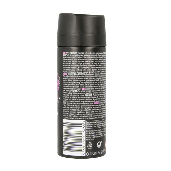 Desodorante en spray corporal Excite 150 mililitros