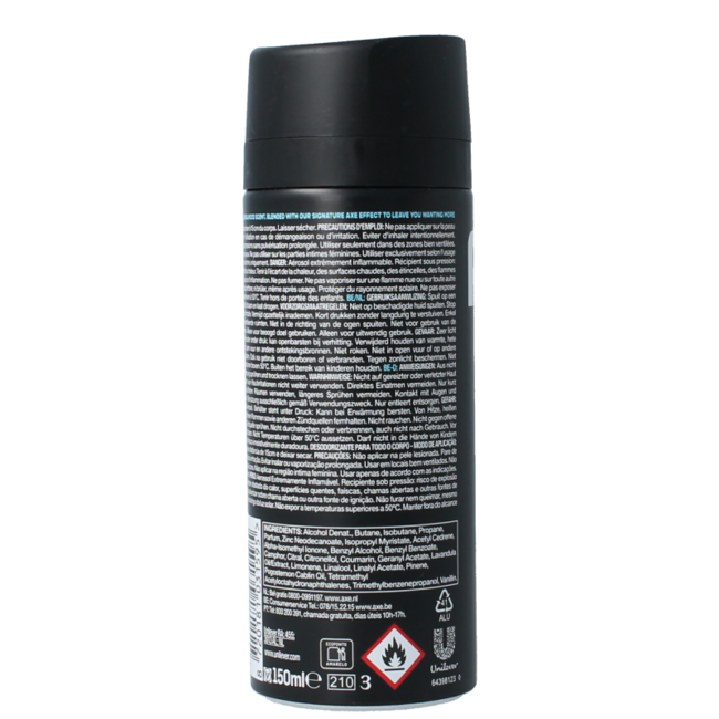 Anarchy deodorant bodyspray 150 Millilitres