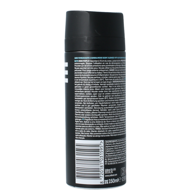 Anarchy deodorant bodyspray 150 Millilitres