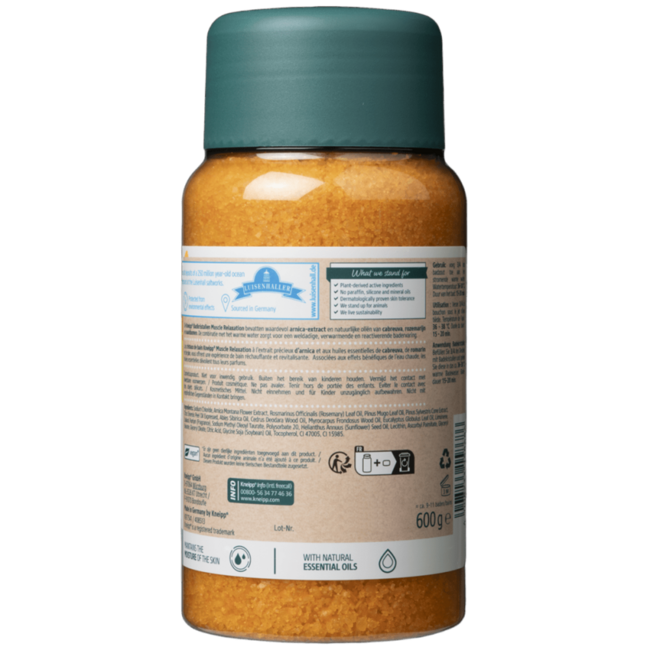 Sales de baño relajación muscular árnica 600 g