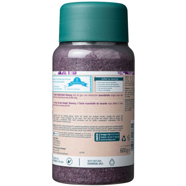 Kneipp Relaxing Lavender Bath Crystals 600g