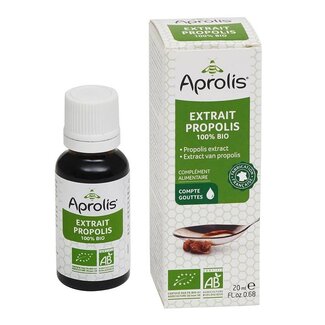 Aprolis Extracto de propóleo 100% orgánico 20 mililitros