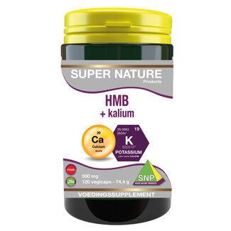 SNP SNP HMB+ potasio 500mg puro 120 cápsulas vegetarianas