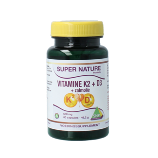 SNP Vitamine K2 D3 huile de saumon 60 gélules