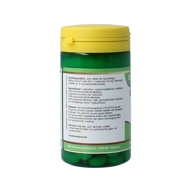 SNP Ginkgo biloba 2500mg 100 Comprimés